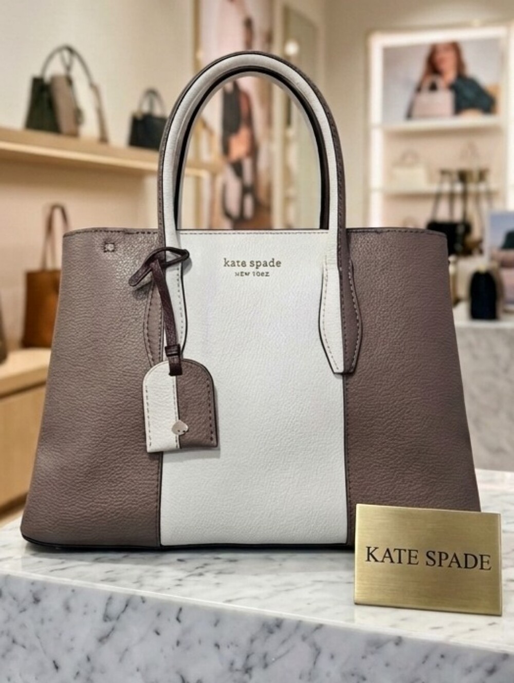 Kate Spade Eva Split Handle Small Top Zip Satchel - Picture 11 of 11